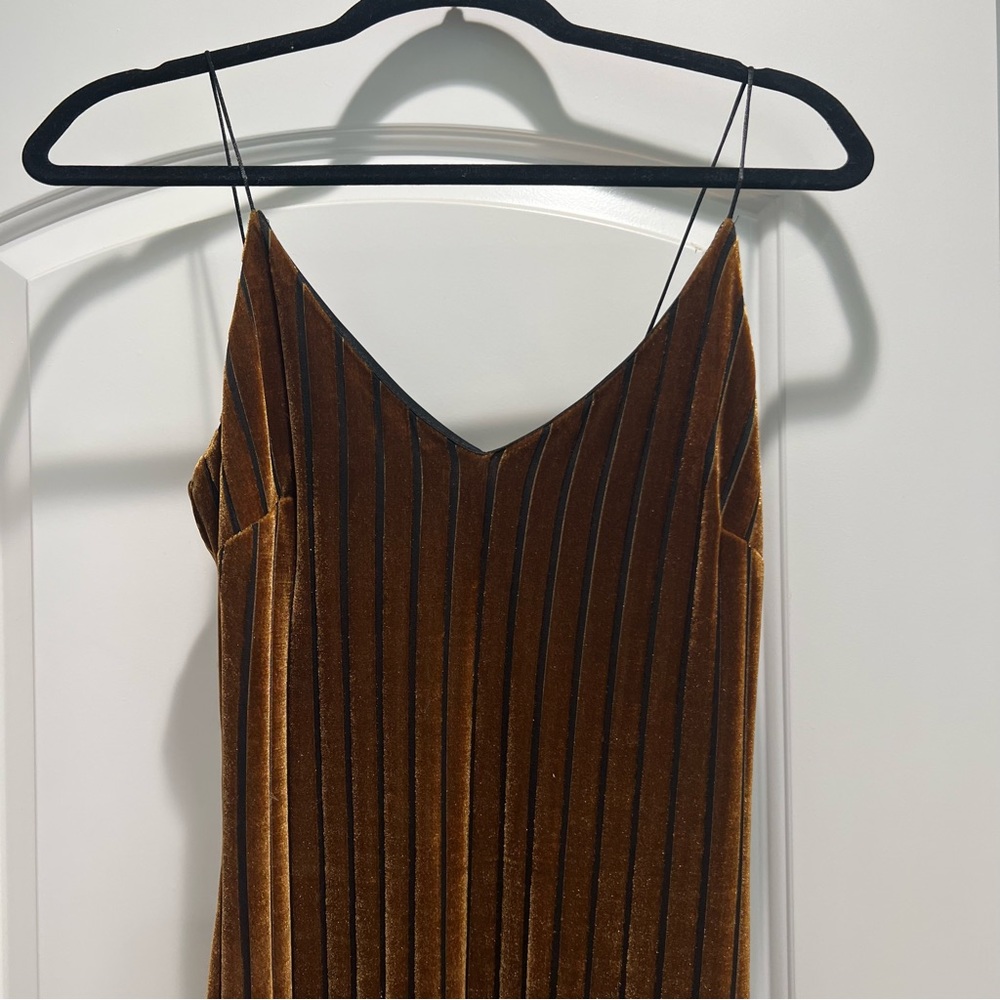 Gorgeous velvet spaghetti strap mini